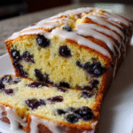 blueberry lemon loaf cake