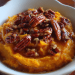 bourbon pecan sweet potato mash