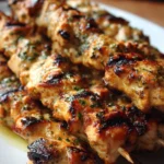 coconut lime chicken skewers