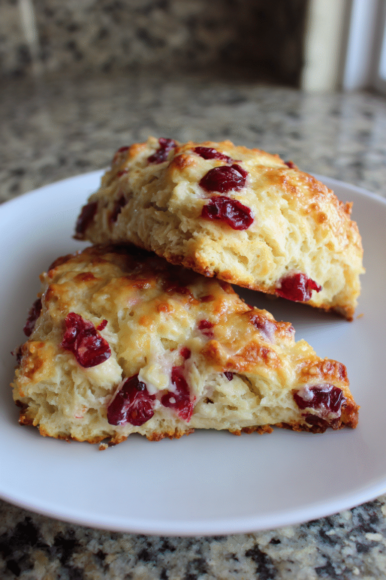 cranberry orange scones
