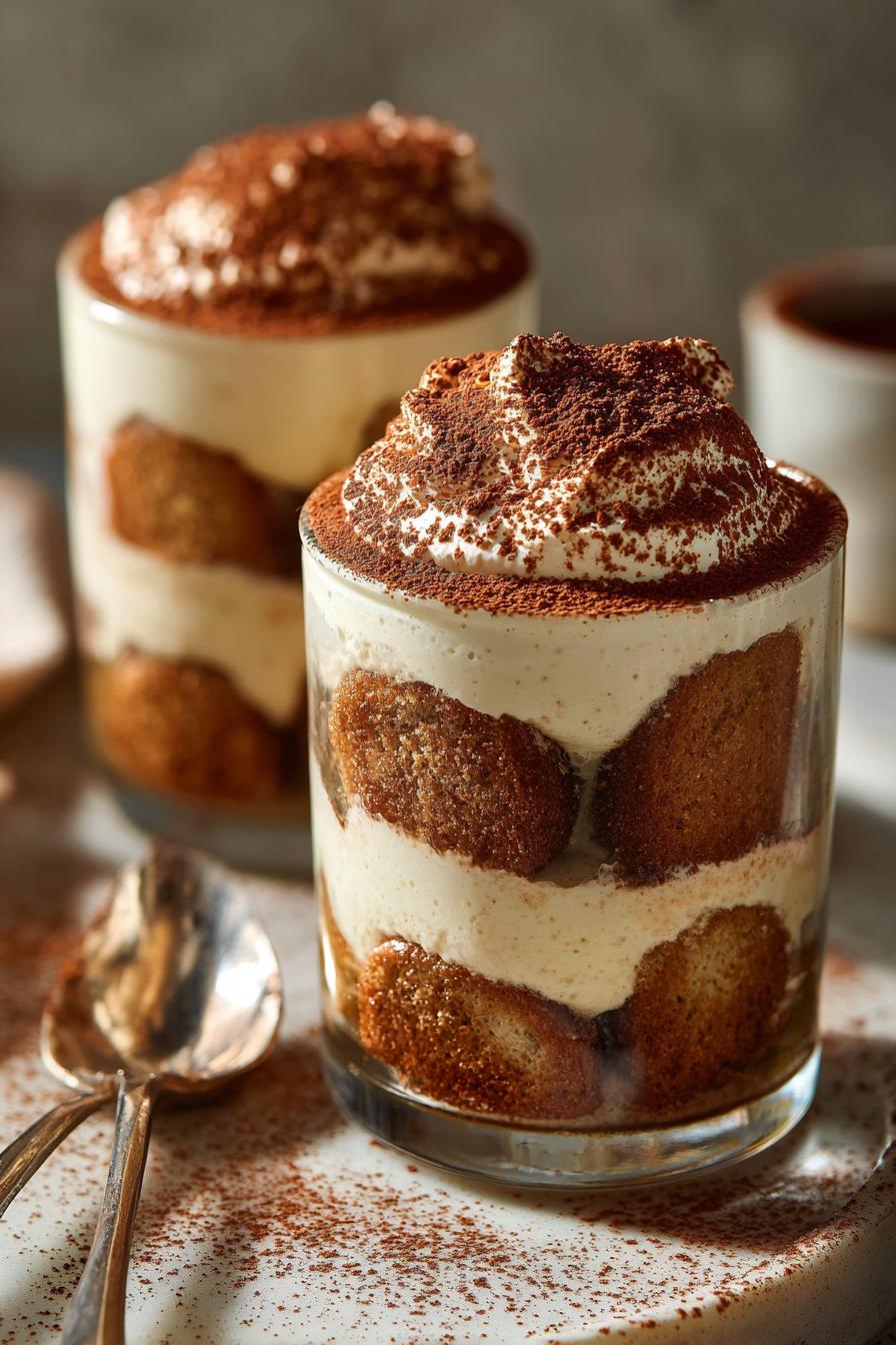 espresso martini tiramisu cups