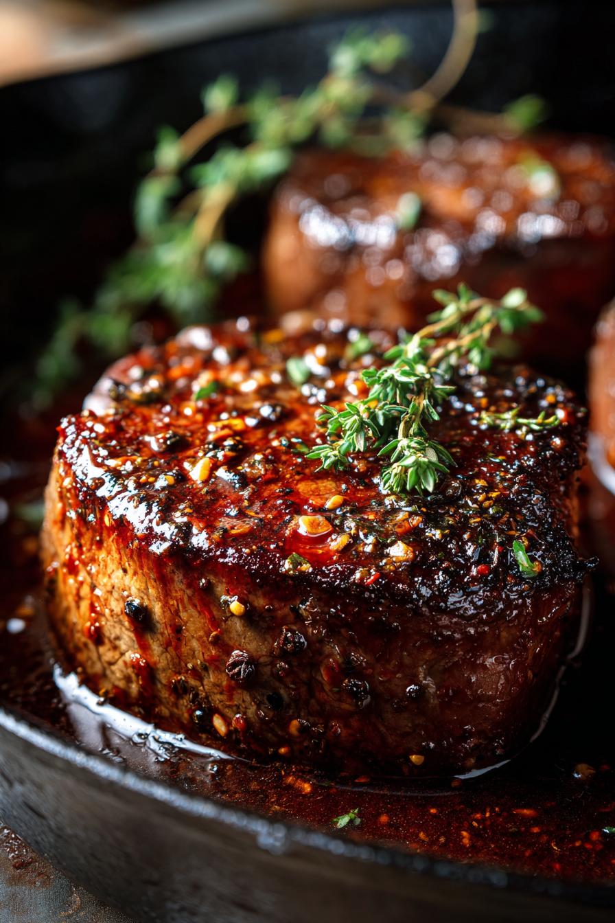 filet mignon au poivre recipe