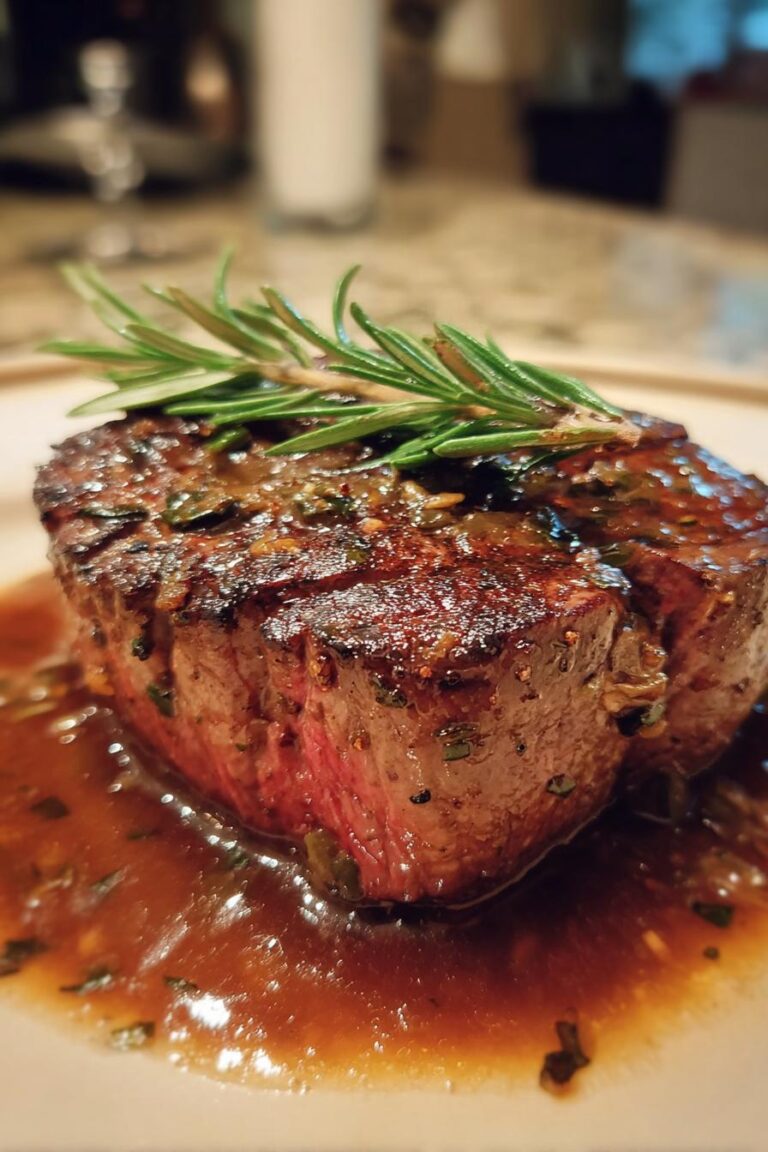 Perfect Filet Mignon with Rosemary Jus in Just 30 Minutes