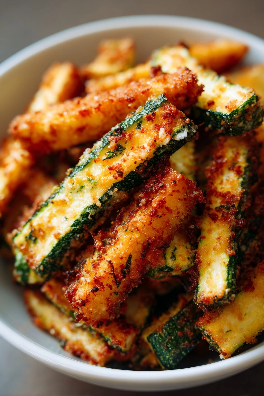 garlic parmesan zucchini fries