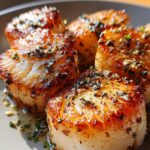 hibachi style scallops with garlic butter