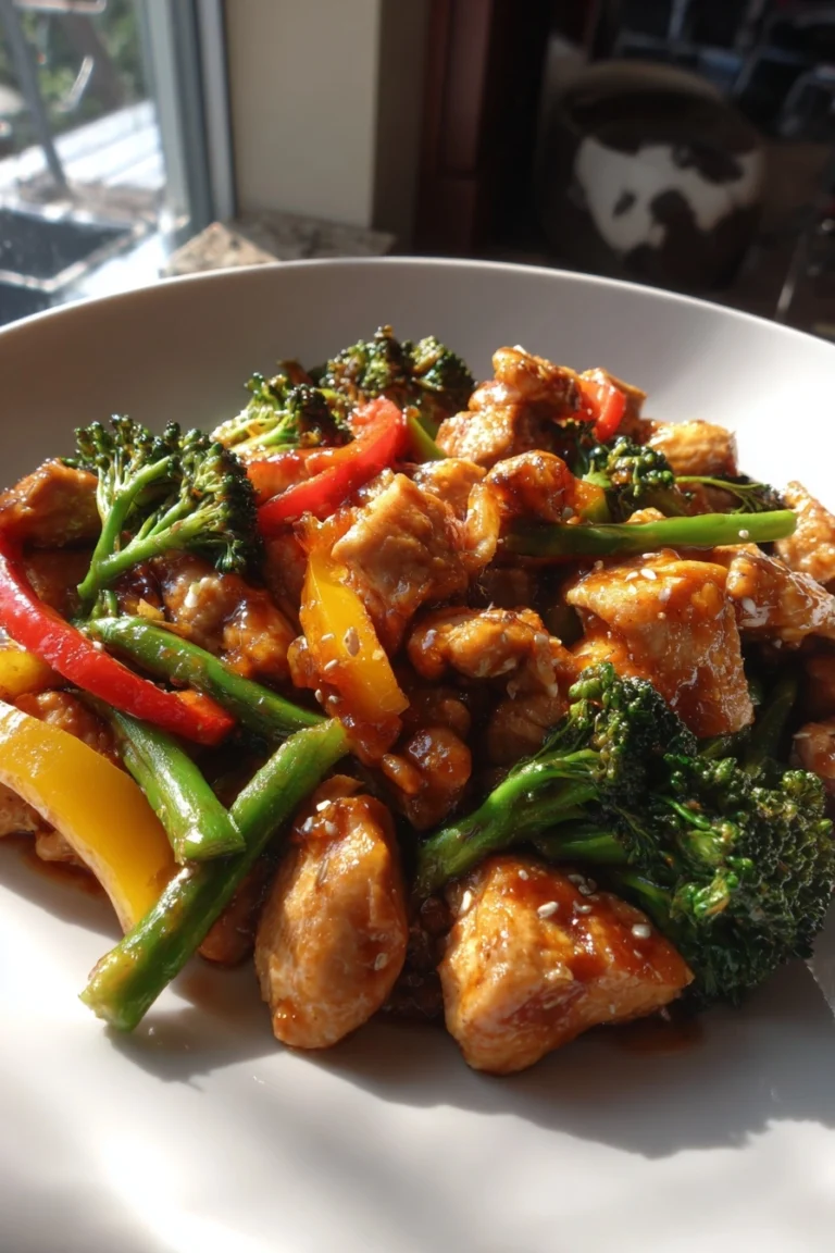 honey lemon chicken stir-fry