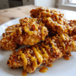 honey mustard pretzel crust chicken