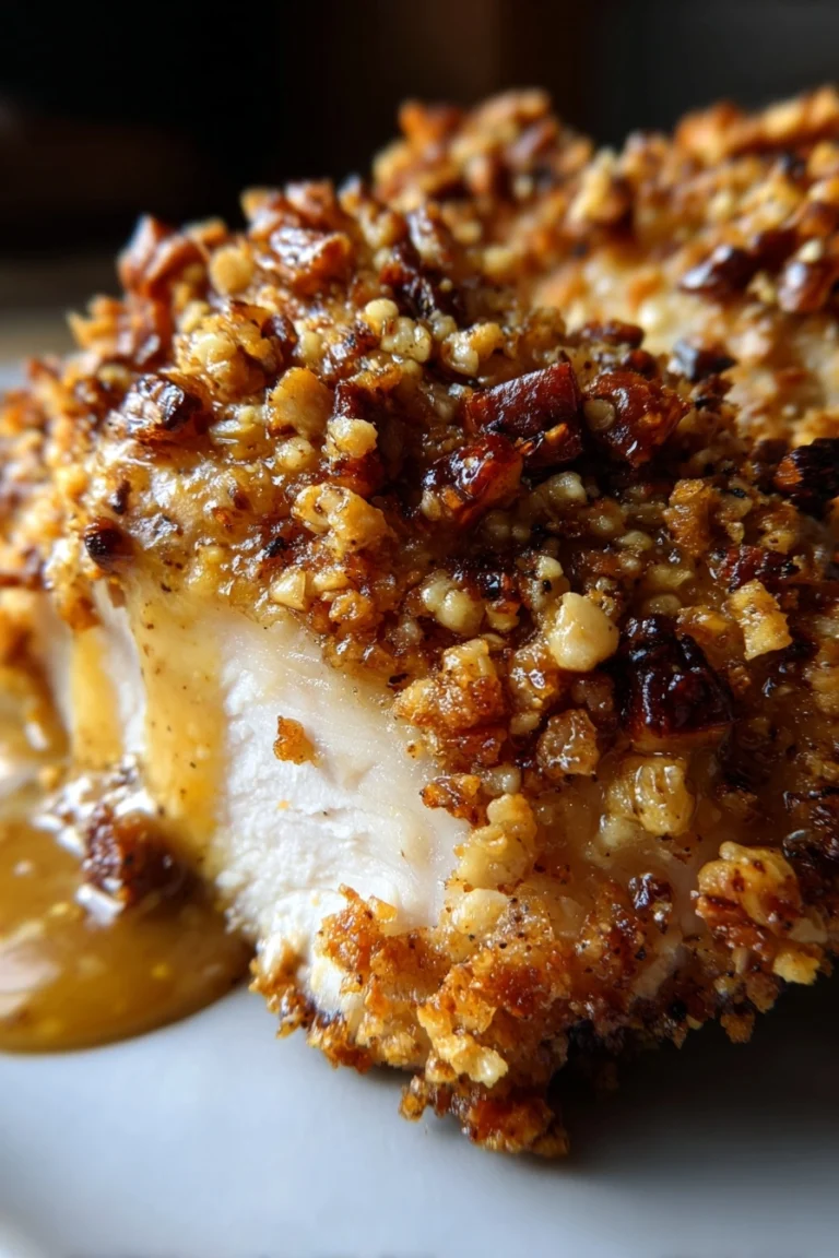 honey mustard pretzel crust chicken
