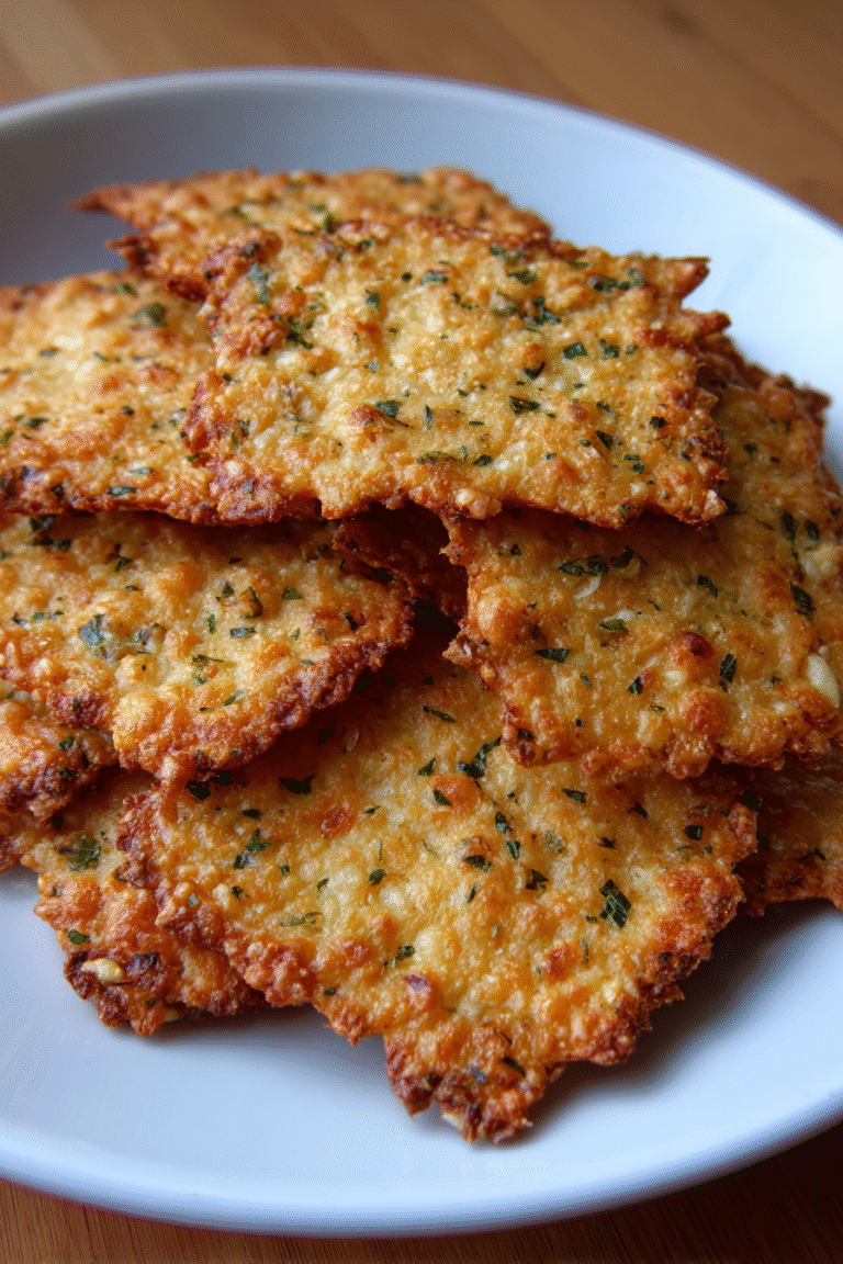 keto almond herb crackers