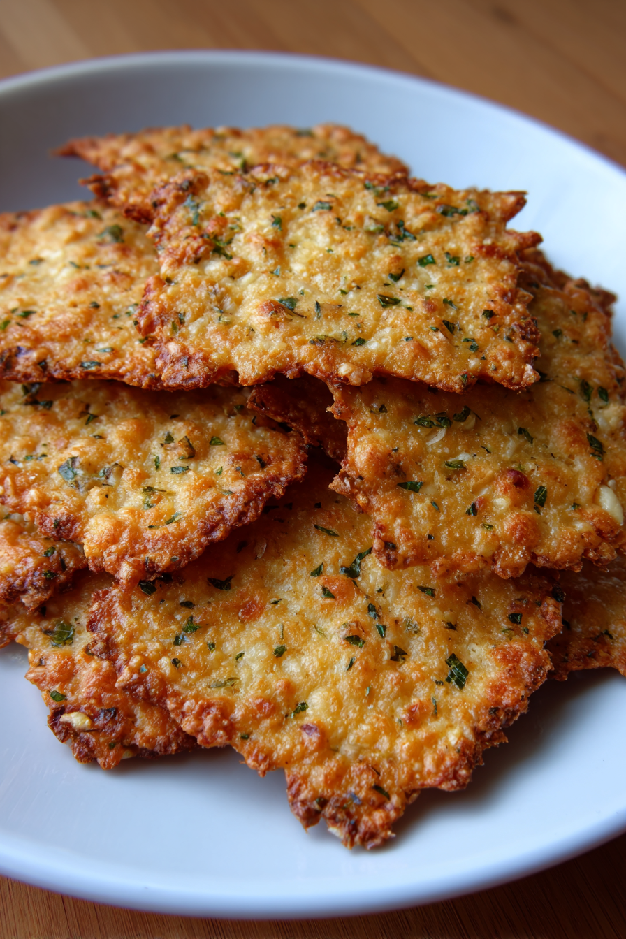 keto almond herb crackers