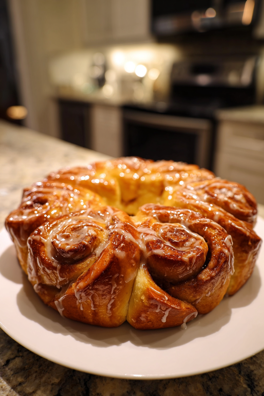 keto cinnamon roll wreath