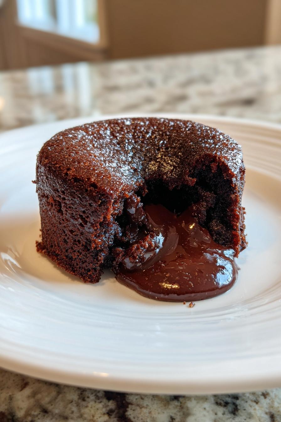 keto decadent chocolate lava cake