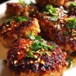 keto ginger sesame tuna bites