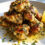 keto lemon herb chicken bites