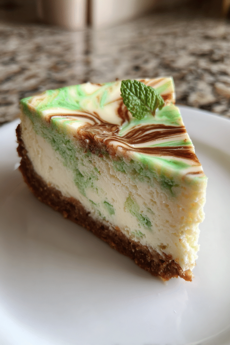 keto peppermint cheesecake