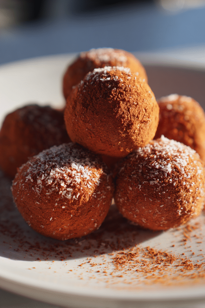 keto pumpkin spice truffles