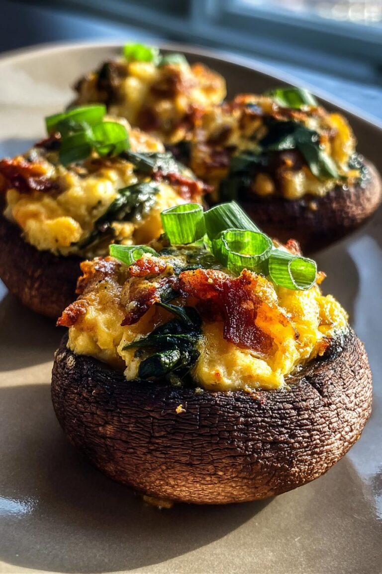 keto stuffed mushrooms recipe