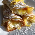lemon ricotta stuffed crepes