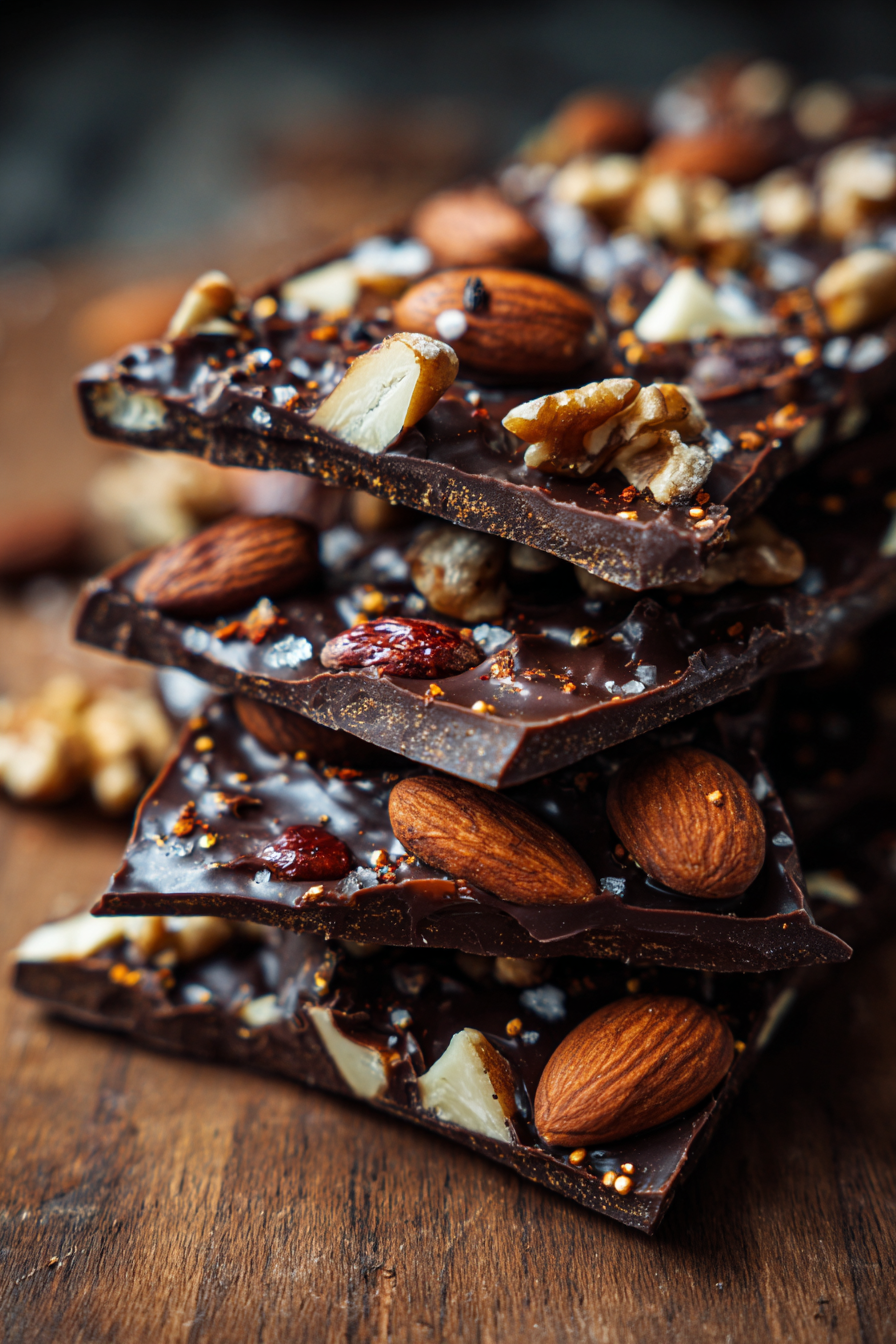 low carb christmas bark