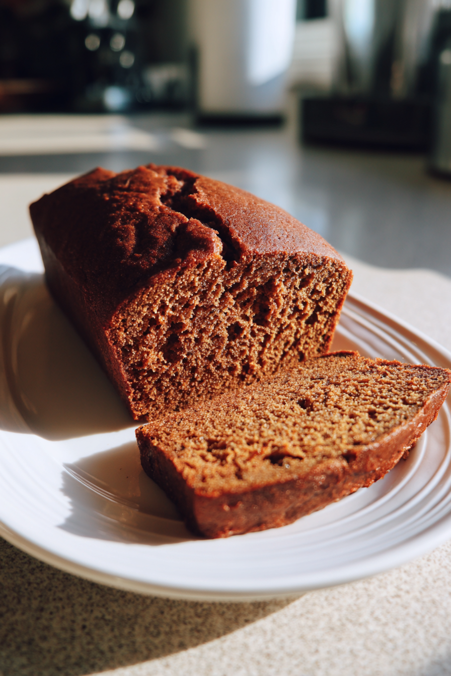 low carb gingerbread loaf