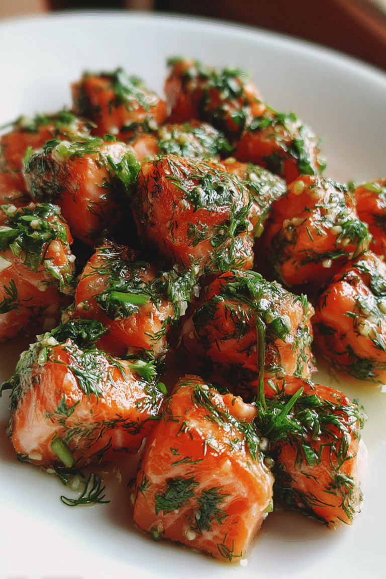 low-carb salmon dill bites