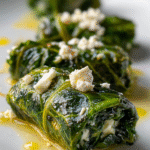 low-carb spinach feta roll-ups