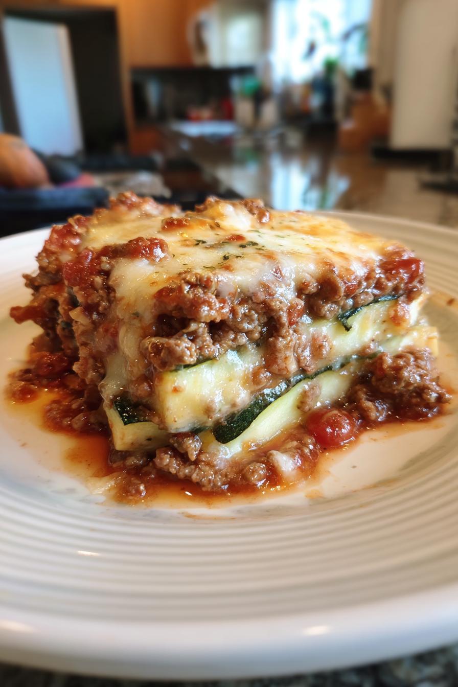 low carb zucchini lasagna recipe