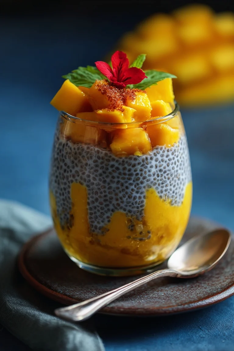mango coconut chia pudding