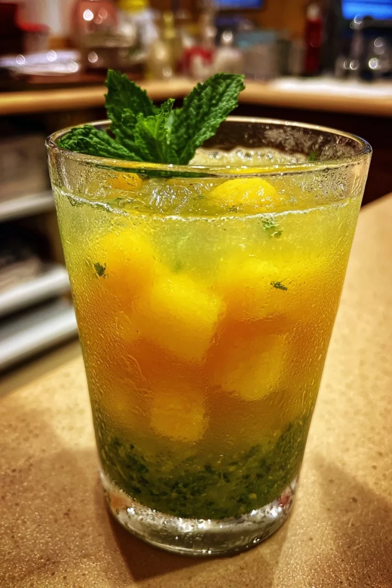 mango pineapple mojito mocktail