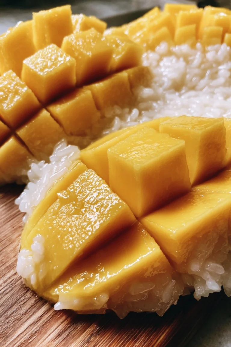 mango sticky rice dessert