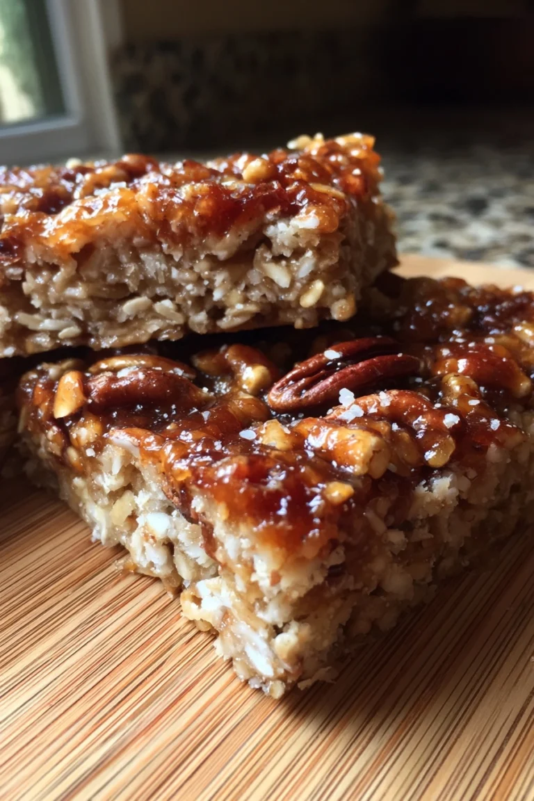 maple pecan granola bars