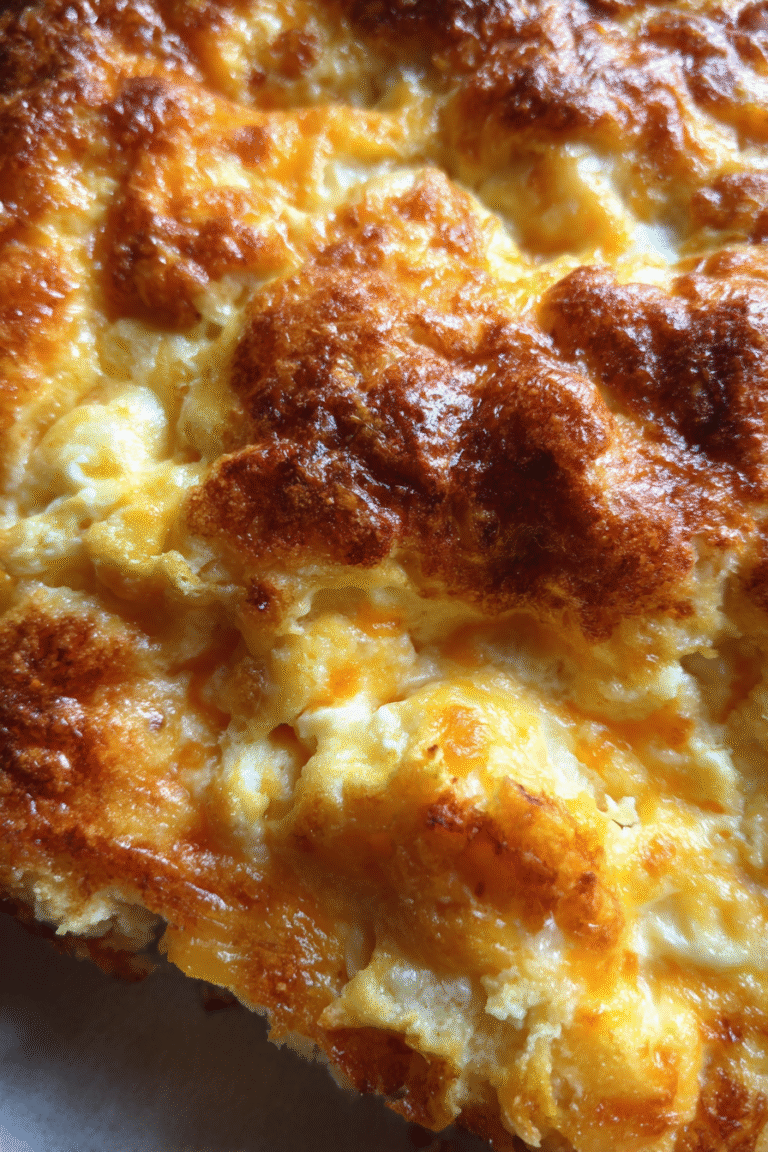 no carb egg and cheese breakfast bake
