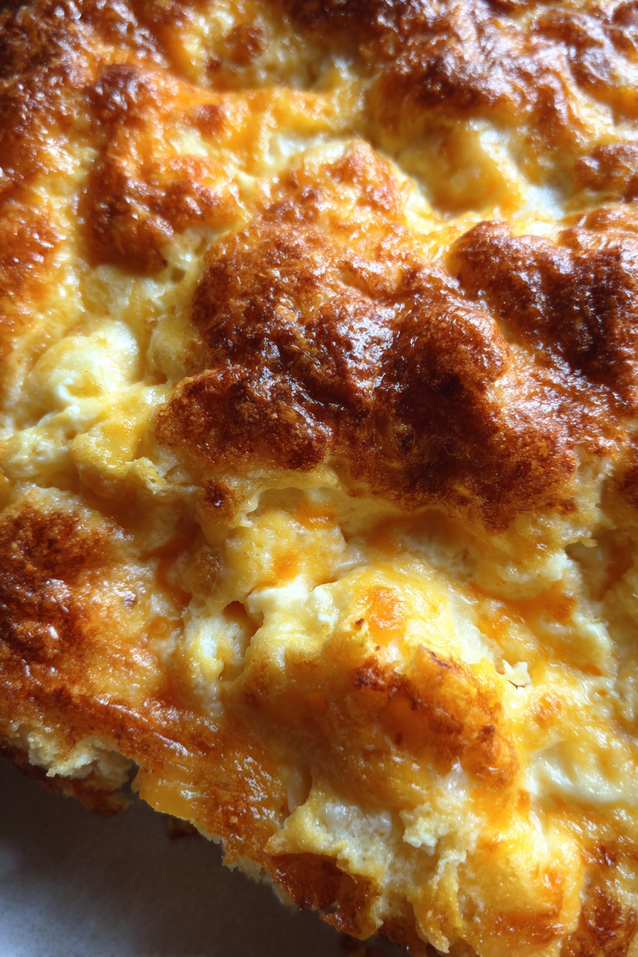 no carb egg and cheese breakfast bake