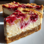 peanut butter & jelly cheesecake bars