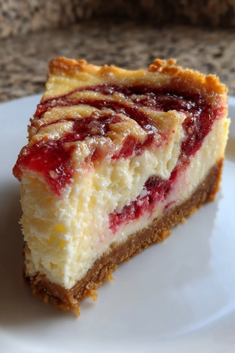 peanut butter & jelly cheesecake bars