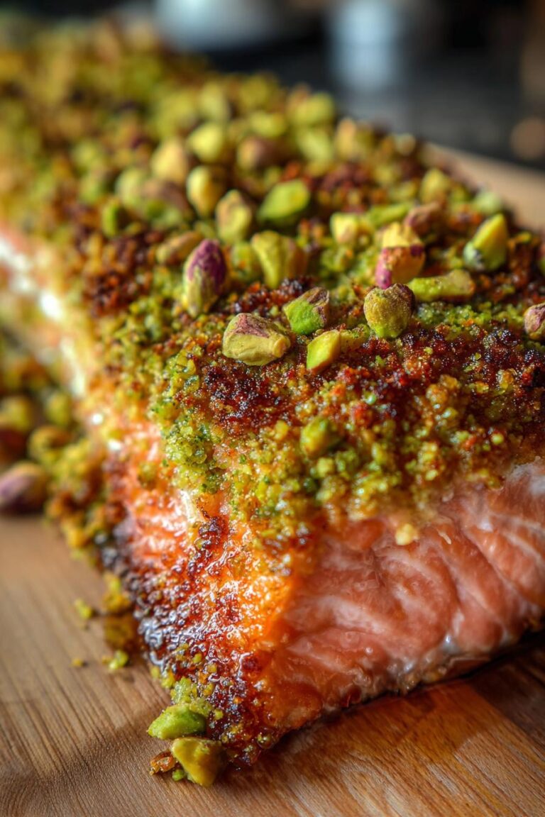 pistachio crusted salmon
