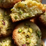 pistachio rose water cookies