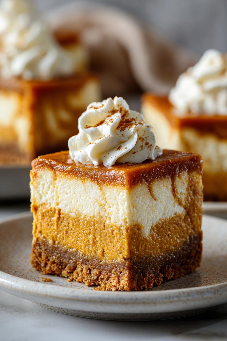 pumpkin cheesecake bars