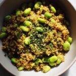 quinoa & edamame protein packed breakfast bowl