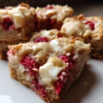 raspberry white chocolate blondies