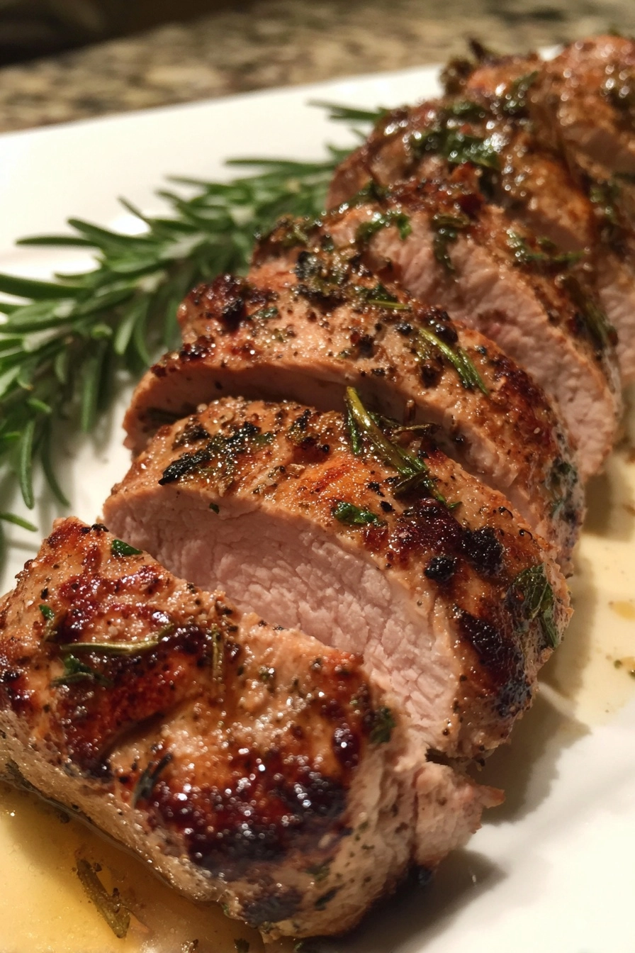 rosemary garlic pork tenderloin