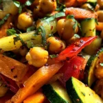 smoked paprika chickpea salad