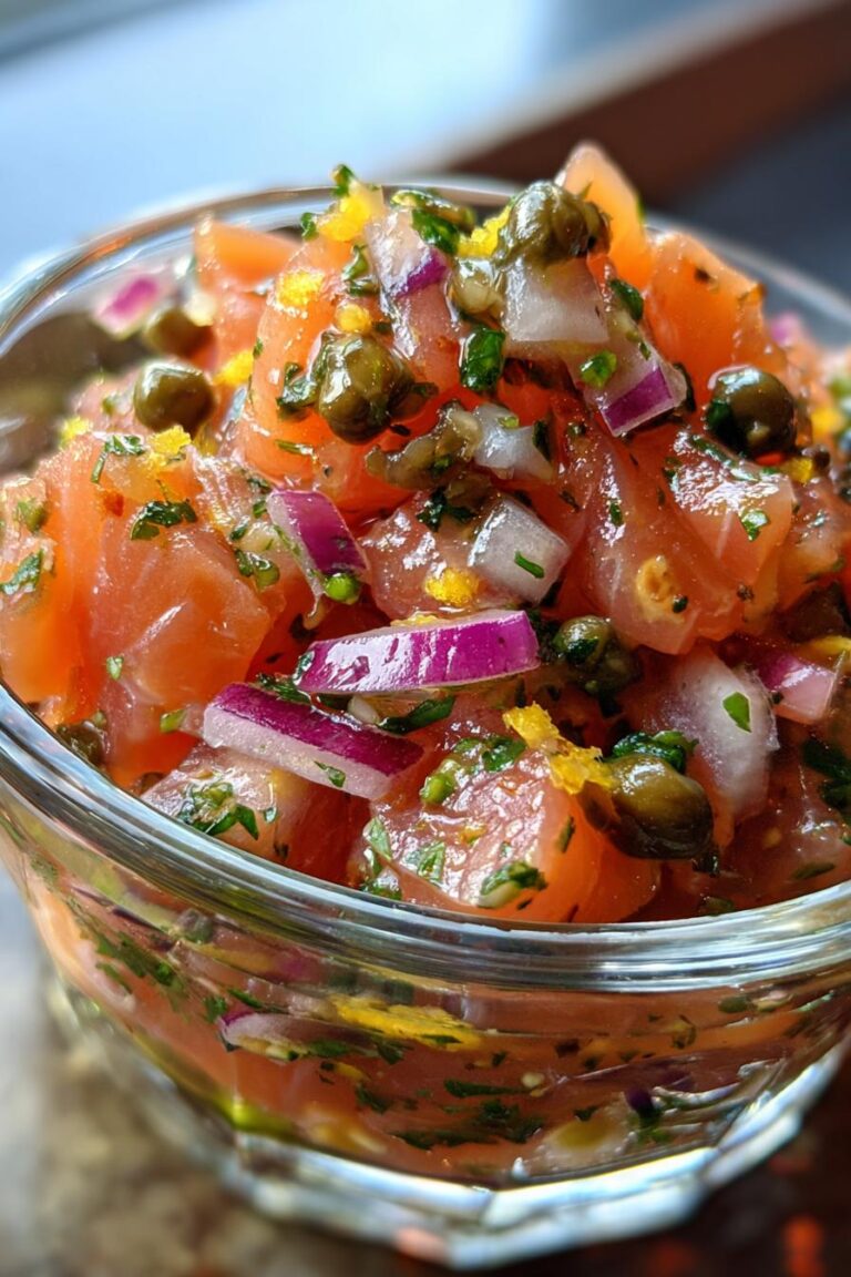 smoked salmon tartare recipe