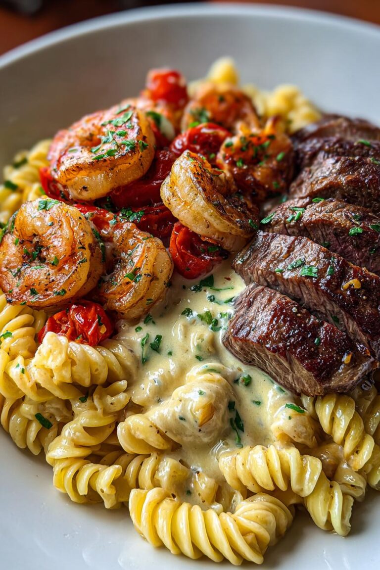 surf and turf pasta recipe