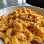 vegan butternut squash mac and cheese with cashew cheese