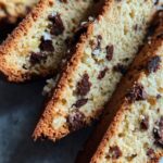vegan gluten-free biscotti with cacao nibs