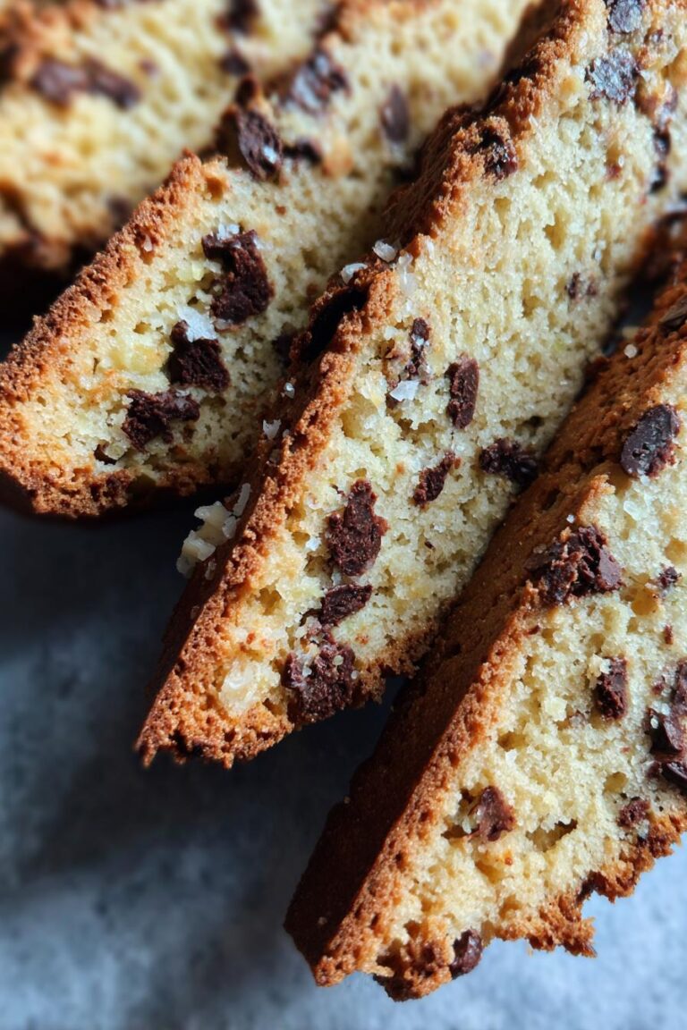 vegan gluten-free biscotti with cacao nibs