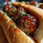 vegan lentil “meatball” subs