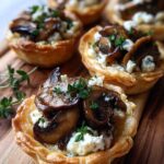 wild mushroom & goat cheese tartlets