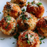 wild mushroom risotto bites